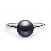 Inel cu perla naturala neagra din argint DiAmanti SK21217R_B-G